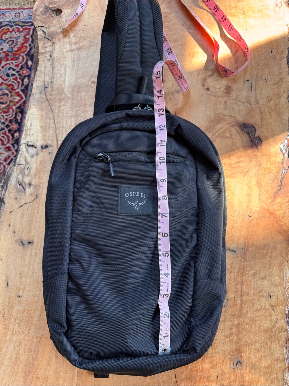 OSPREY Black Men's Sling Belt Bag - Compact Crossbody, NEW without tags
